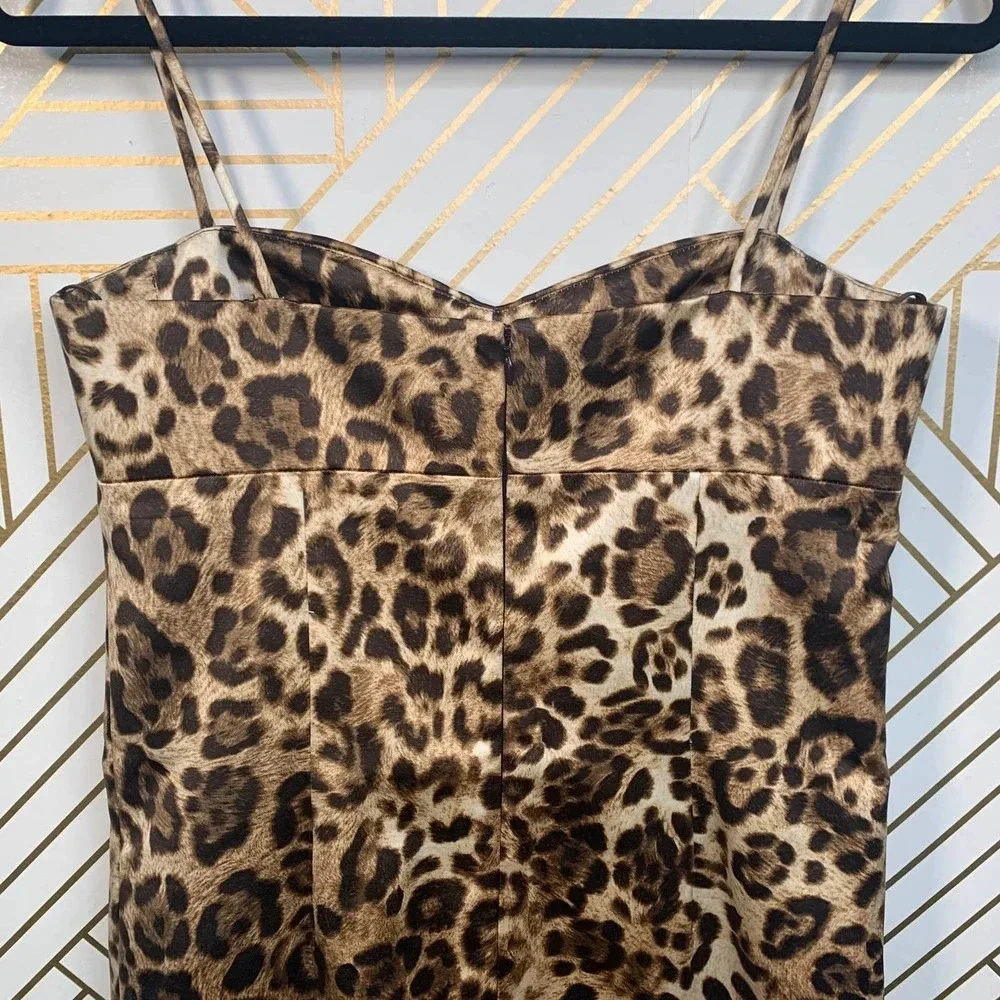 Michael Kors Collection Leopard Print‎ Mini Dress